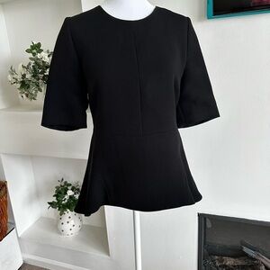 Marni Elegant Black Peplum Top Size 36
